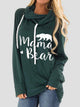 Drawstring Letter Graphic Long Sleeve Hoodie Trandify Deal