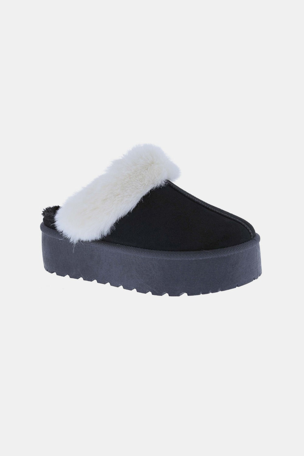 Weeboo Thick Bottom Fur Trim Snow Slippers Trandify Deal