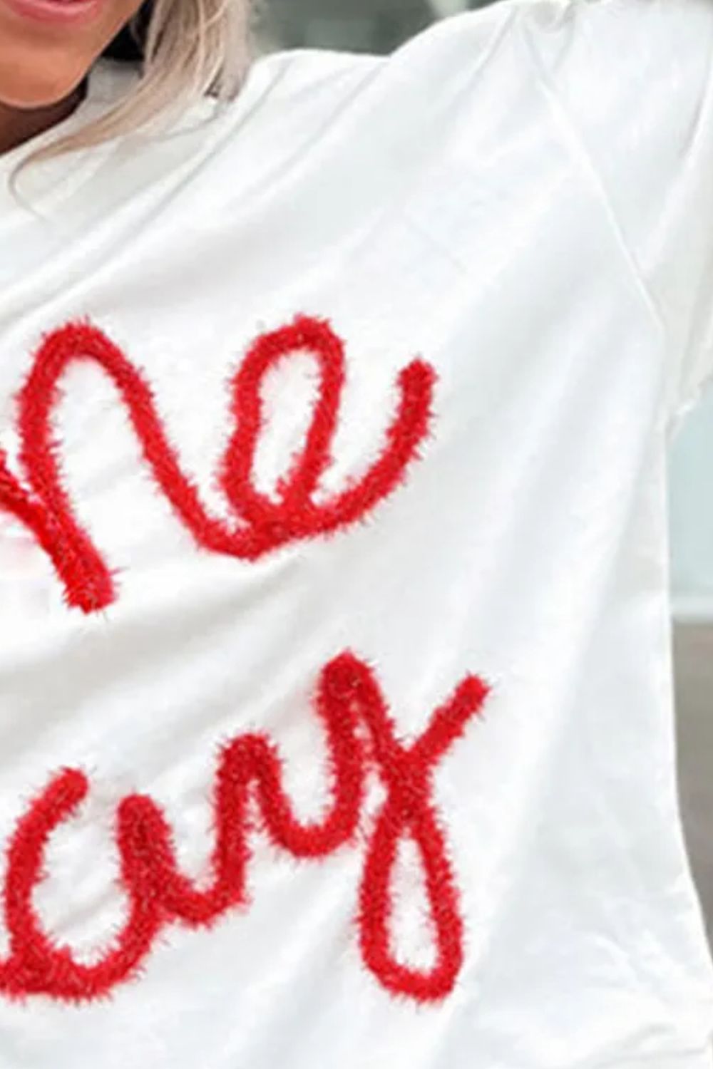 Round Neck Long Sleeve Sweatshirt Trandify Deal