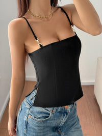 Women's Side Slit Cami Top - Sleeveless Casual & Night Out Tank