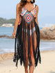 Fringe Spaghetti Strap Cover-Up Trandify deal