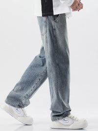 Men's Relaxed Fit Jeans | Washed Comfort & Style