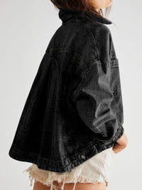 Pocketed Button Up Denim Jacket Trandify Deal