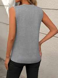 Round Neck Sleeveless Tank Trandify deal