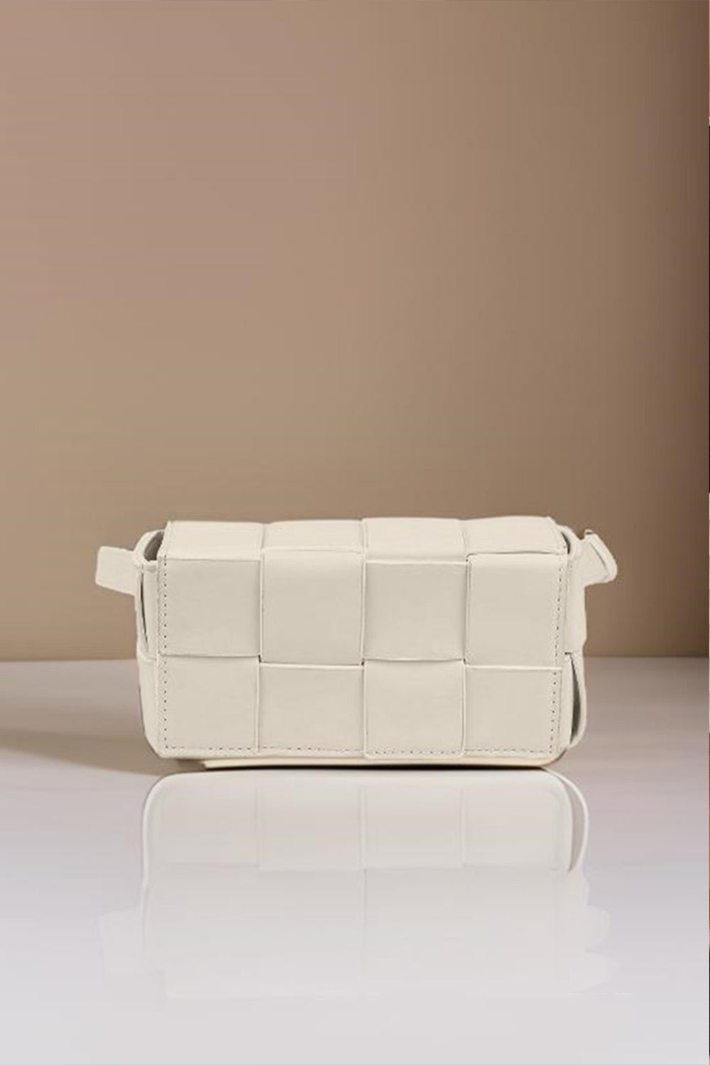 Zenana Vegan Leather Woven Crossbody Bag Trandify deal