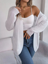 Chunky Knit Cardigan with Pockets - Open Front Women's Sweater