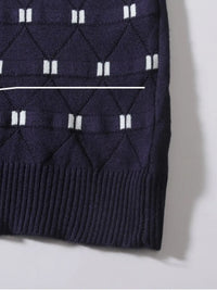 Winter knit sweater for men, breathable lightweight top, layering essential