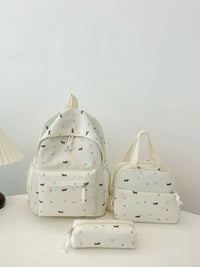 Matching daisy clutch and tote set – 3-piece boho women’s bags