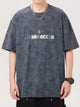 Men's plus size soft cotton t-shirt in charcoal gray, regular fit model.
