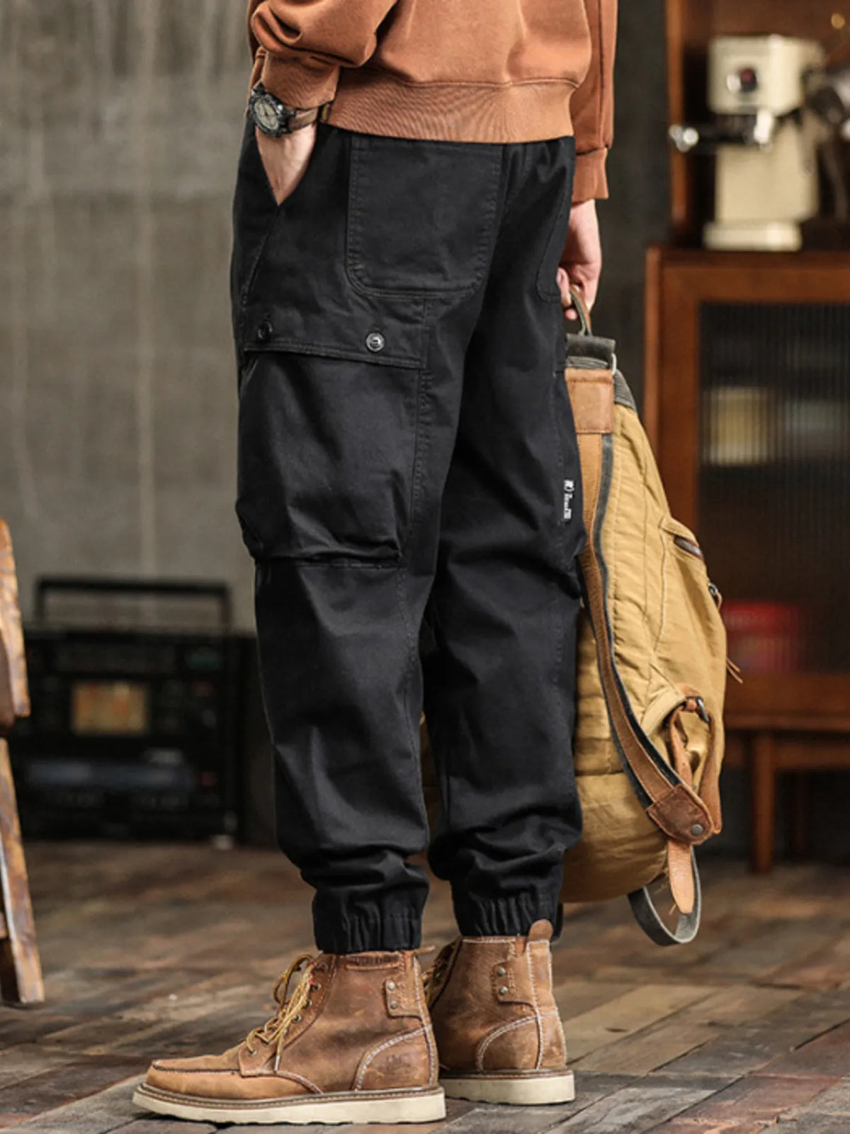 Men's Loose Fit Joggers | 100% Cotton Pocketed Sweatpants