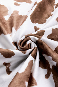 Printed Dropped Shoulder Long Sleeve Blouse Trandify deal