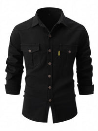 Comfortable Cotton Blend Dress Shirt for Big & Tall Men – Trendy 2025 Style