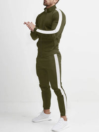 Plus Size Men’s Gym Outfit – Breathable Tracksuit for Running & Lounge Wear