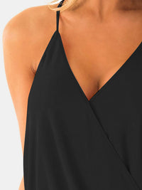 Full Size Surplice Spaghetti Strap Top Trandify deal