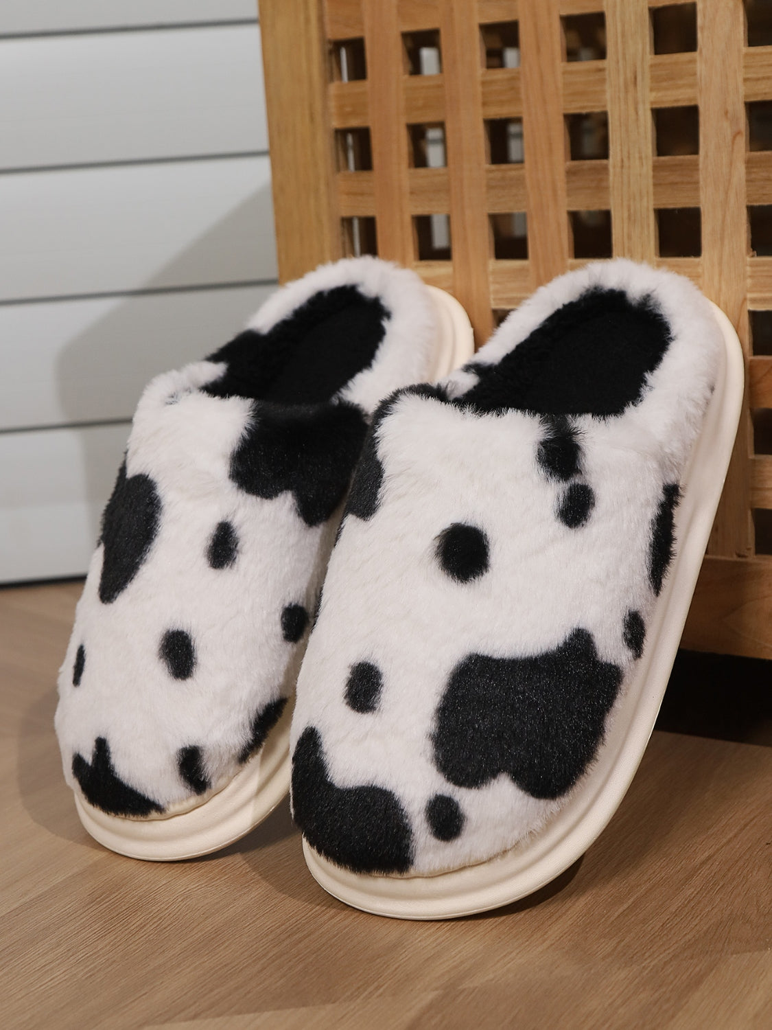 Animal Print Faux Fur Slippers Trandify Deal