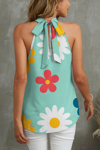 Flower Grecian Neck Tank Trandify deal