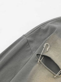 Men’s Distressed Vintage Tee – Soft Long Sleeve Crewneck | Free Shipping