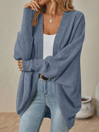 Oversized Open Front Cardigan for Women - Cozy Knit