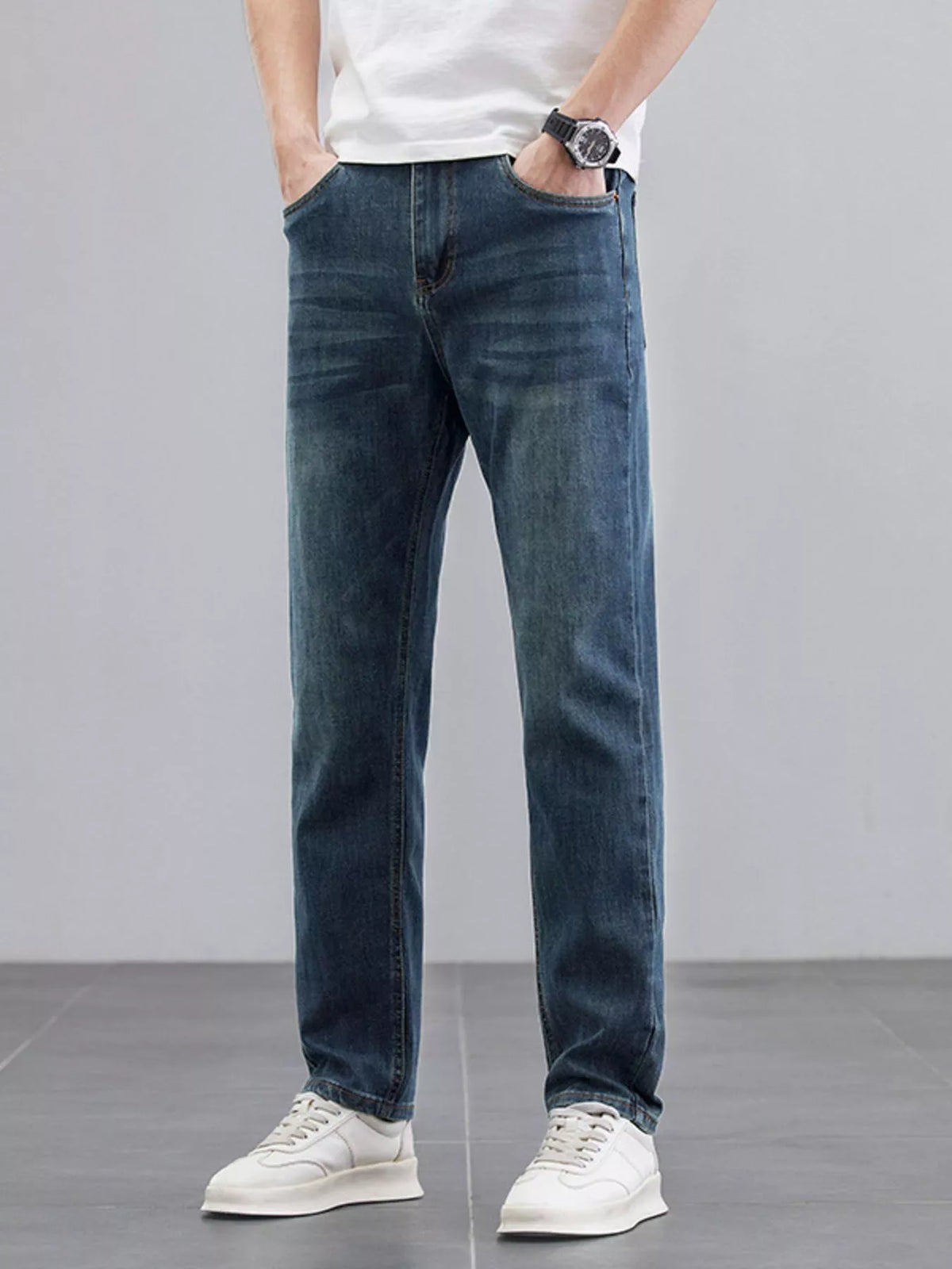 men's straight leg jeans