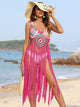Fringe Spaghetti Strap Cover-Up Trandify deal