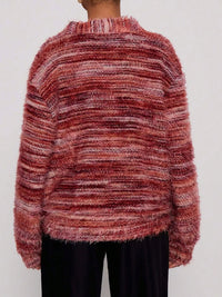 Chunky Knit V-Neck Button Cardigan | Oversized Comfort