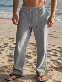 Breathable Relaxed Fit Pants for Big & Tall Men – Stylish Lounge Wear with Pockets