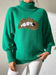 Lip Turtleneck Long Sleeve Sweater Trandify Deal