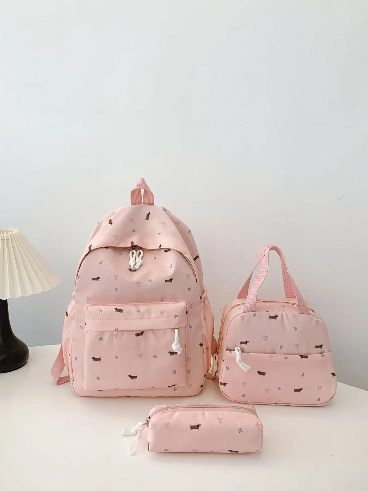 Matching daisy clutch and tote set – 3-piece boho women’s bags