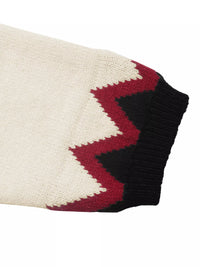 Women's Chevron Knit Sweater | Cozy Long Sleeve Top