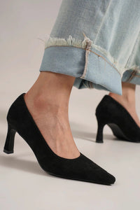 Beast Fashion Faux Suede Point Toe Pumps Trandify Deal