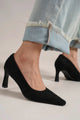 Beast Fashion Faux Suede Point Toe Pumps Trandify Deal