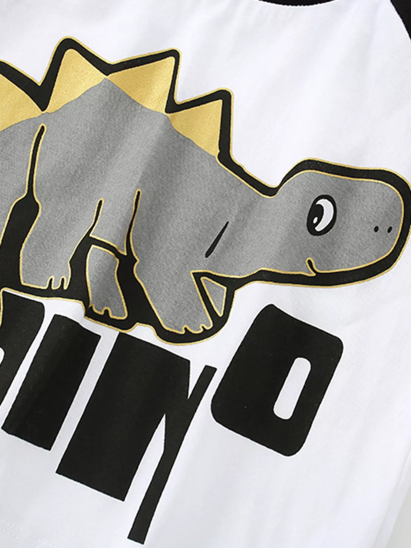 Kids Dinosaur Pajama Set - 2PC Cotton PJs