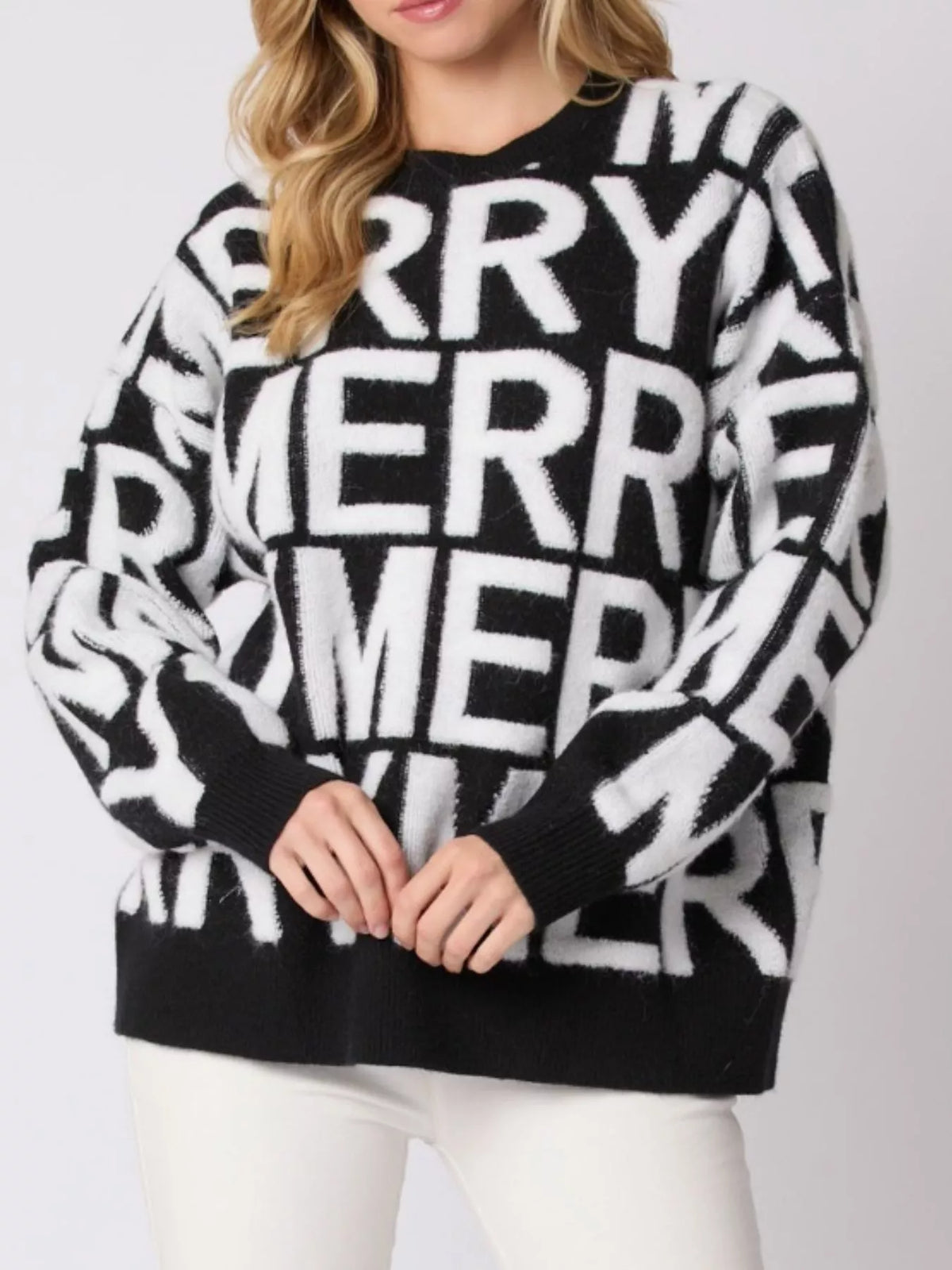 Women's Ugly Christmas Sweater | Oversized Festive Holiday Pullover