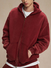 Athletic men’s zip hoodie – breathable winter layering essential