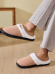 Horn Buckle Furry Texture Flat Slippers Trandify Deal