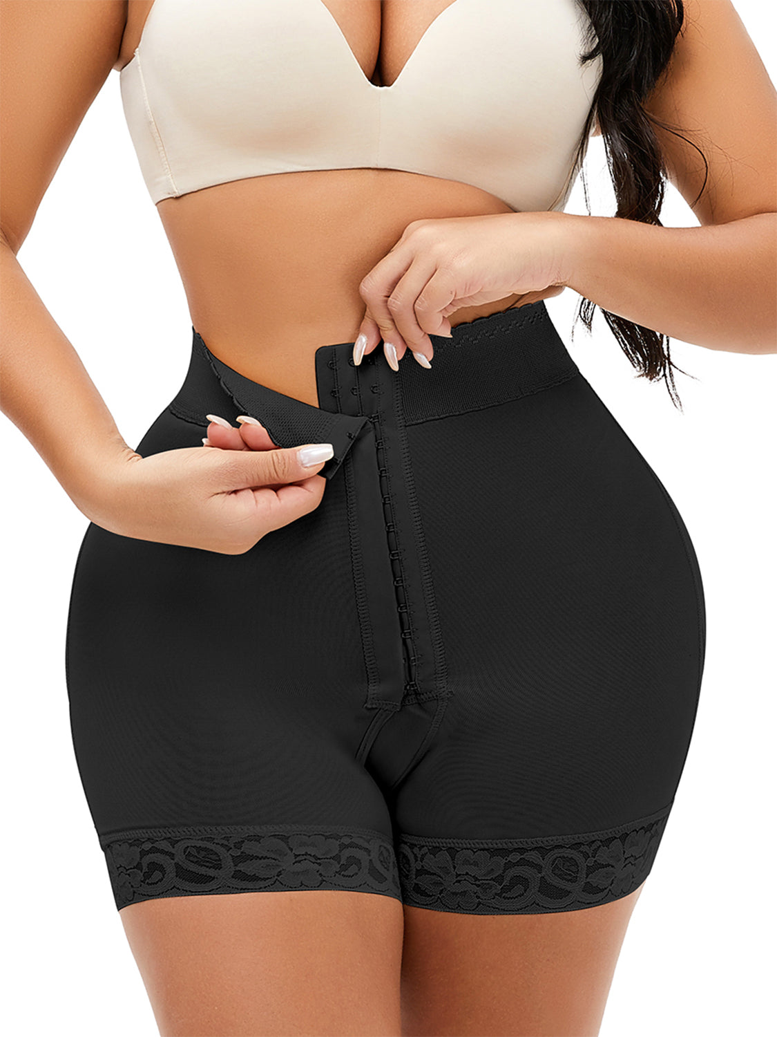 Seamless Lace Shaping Shorts for a Smooth Silhouette – Women’s Shapewear