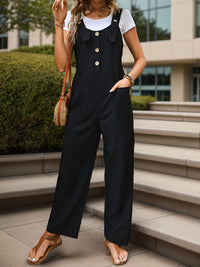 Fashionable Wide Strap Overalls for Women – Perfect for Everyday Wear