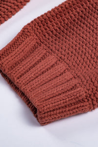 Cable-Knit Turtleneck Dropped Shoulder Sweater Trandify Deal