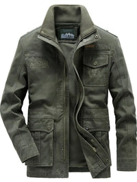 Big & Tall Men's Hooded Jacket – Breathable & Trendy Zip-Up Design
