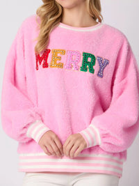 Rhinestone Christmas Sweatshirt - Iced Out Holiday Pullover