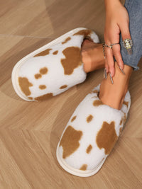 Animal Print Faux Fur Slippers Trandify Deal