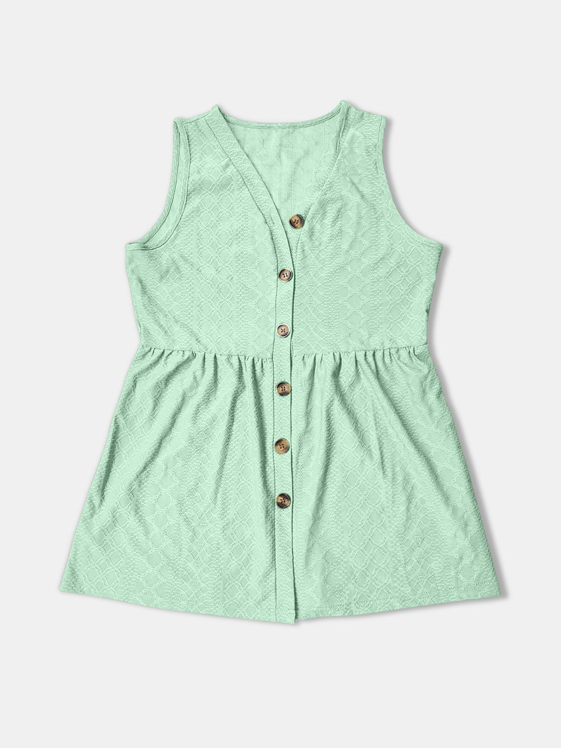 Button Up V-Neck Tank Trandify deal