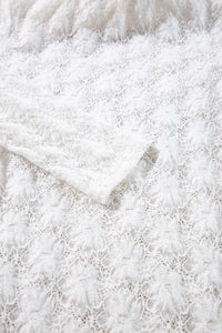 Lace Mock Neck Long Sleeve Top Trandify Deal