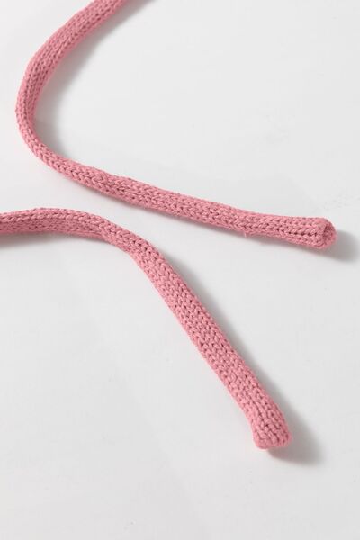 Women's lacy openwork knit hoodie with drawstring hood long sleeve sweater casual boho chic top for fall layering