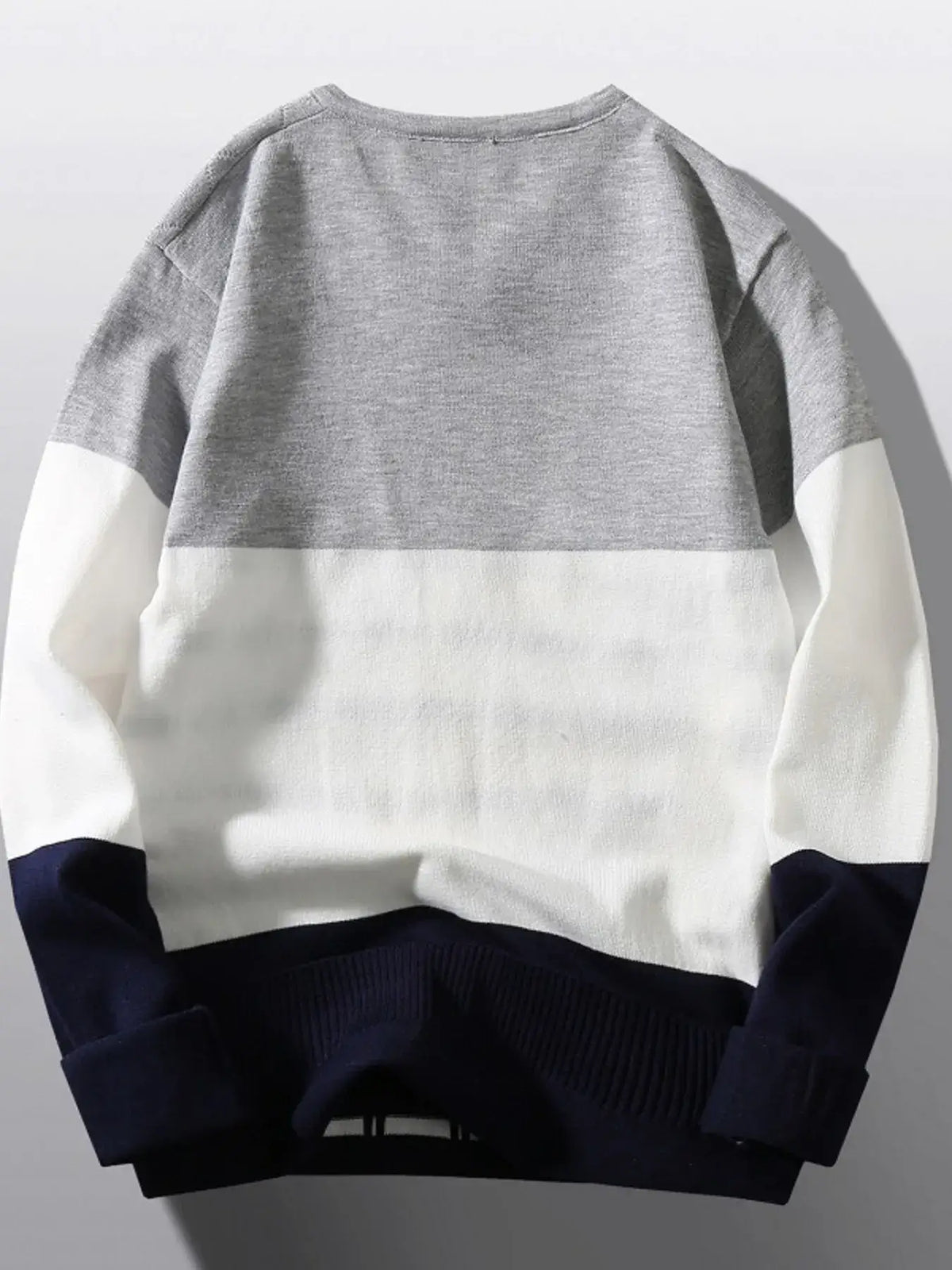 Winter knit sweater for men, breathable lightweight top, layering essential