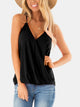 Full Size Surplice Spaghetti Strap Top Trandify deal