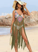 Fringe Spaghetti Strap Cover-Up Trandify deal