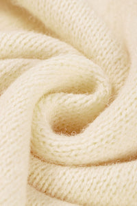 Boho striped openwork knit sweater for women, y2k crochet top