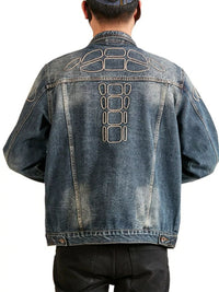 Men's Washed Denim Jacket | Relaxed Fit