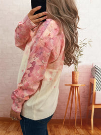 Women's Sequin Crewneck Sweater - Long Sleeve Party Wear